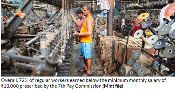 Most regular jobs in India don’t pay well: PLFS